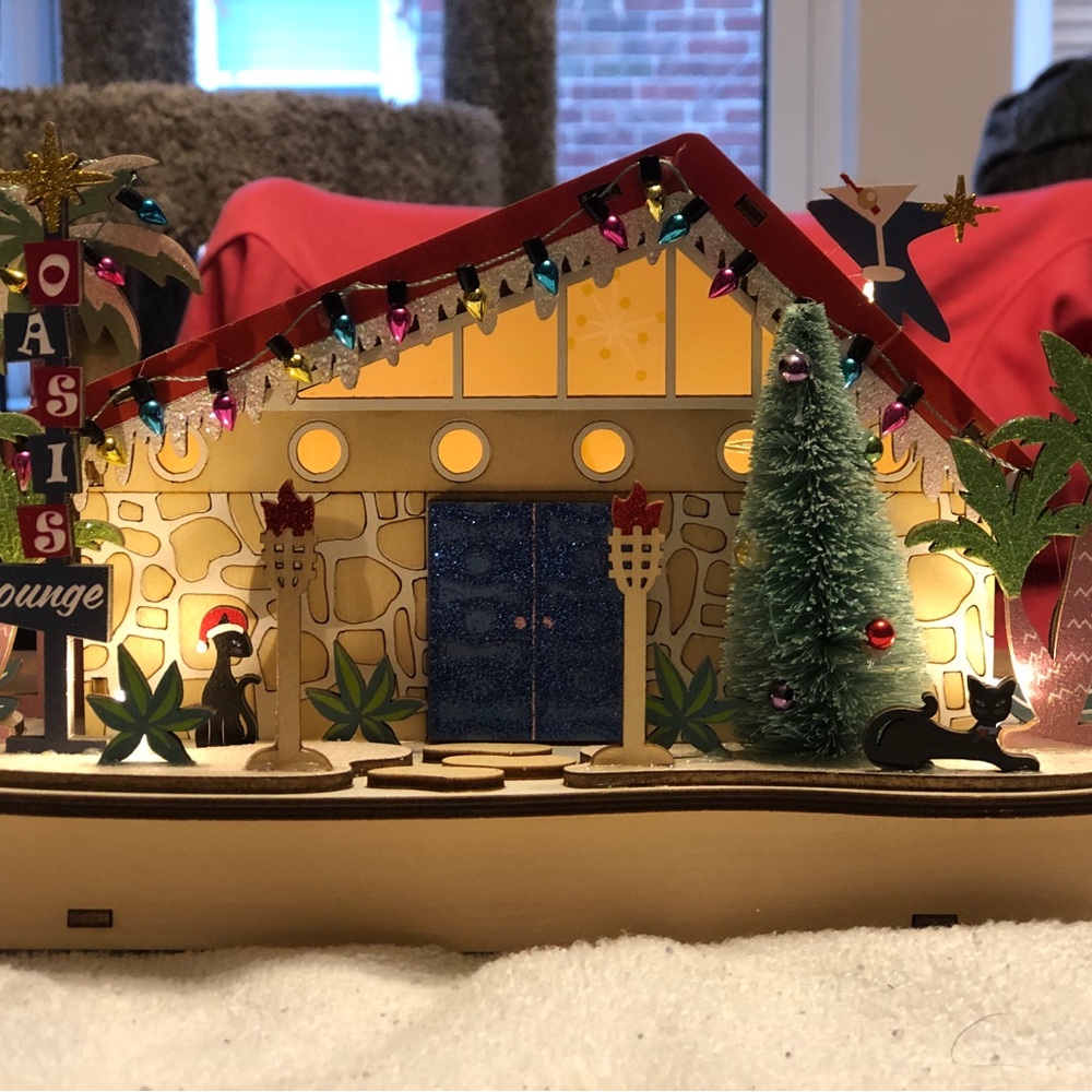 Cost Plus World Market Holiday Oasis Light-Up Decor